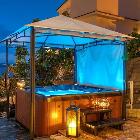 아파트 Helles Nur 150 Meter Zum Mit Jacuzzi, Meerblick, Pool, Billard *